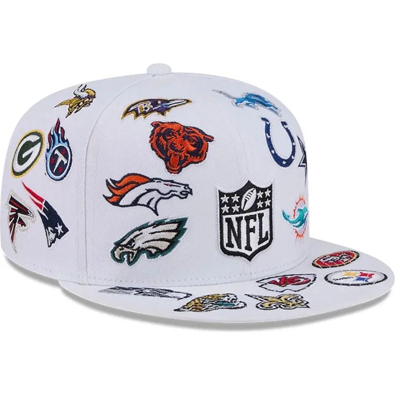 casquette-plate-blanche-ajustee-59fifty-all-over-nfl-new-era