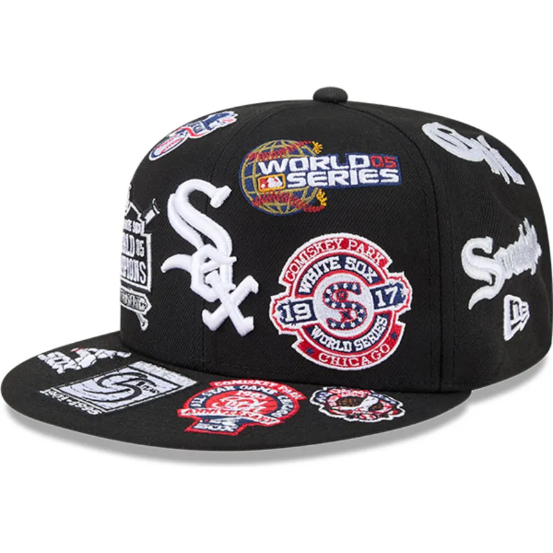 gorra-plana-negra-ajustada-59fifty-all-over-logos-de-chicago-white-sox-mlb-de-new-era