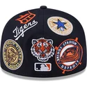 marineblaue-angepasste-59fifty-all-over-flat-cap-der-detroit-tigers-mlb-von-new-era