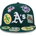gron-platt-keps-justerad-59fifty-all-over-oakland-athletics-mlb-fran-new-era
