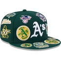 gron-platt-keps-justerad-59fifty-all-over-oakland-athletics-mlb-fran-new-era