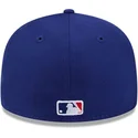flache-blaue-angepasste-59fifty-hidden-hit-kappe-der-los-angeles-dodgers-mlb-von-new-era