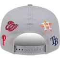 graue-flatcap-snapback-9fifty-scattered-grapefruit-league-logo-von-mlb-von-new-era