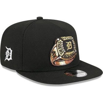 Μαύρο επίπεδο καπέλο snapback 9FIFTY A Frame Ring των Detroit Tigers MLB της New Era