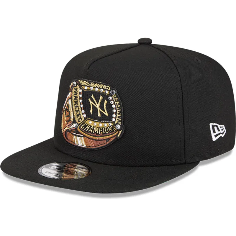 new-era-flat-brim-9fifty-a-frame-ring-new-york-yankees-mlb-black-snapback-cap