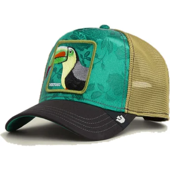 Czapka trucker zielona tukan Vistoso Belize Toucan The Farm od Goorin Bros.