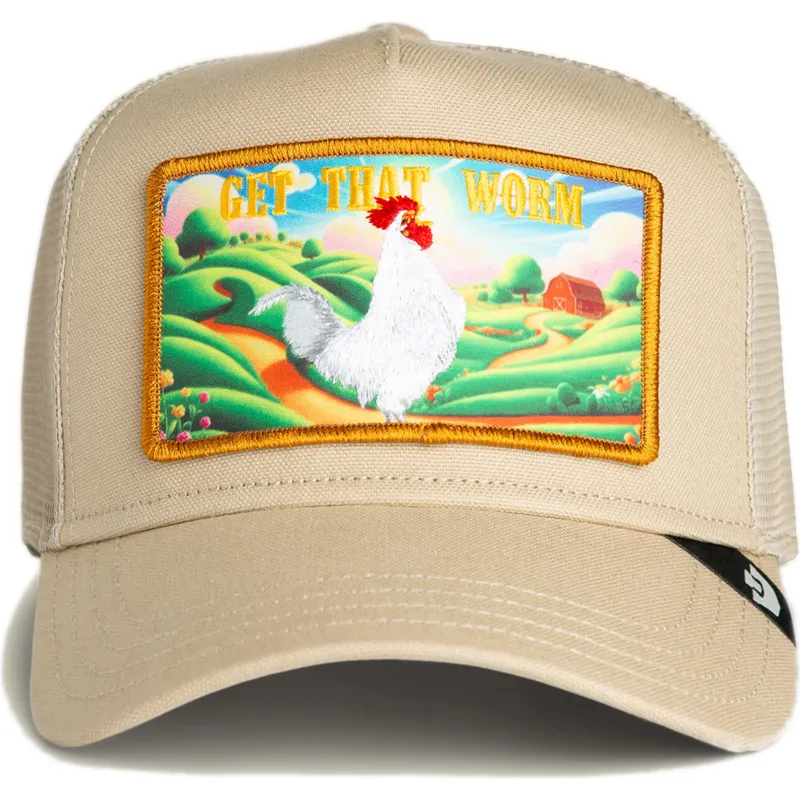 trucker-keps-beige-tupp-get-that-worm-greener-grass-the-farm-fran-goorin-bros