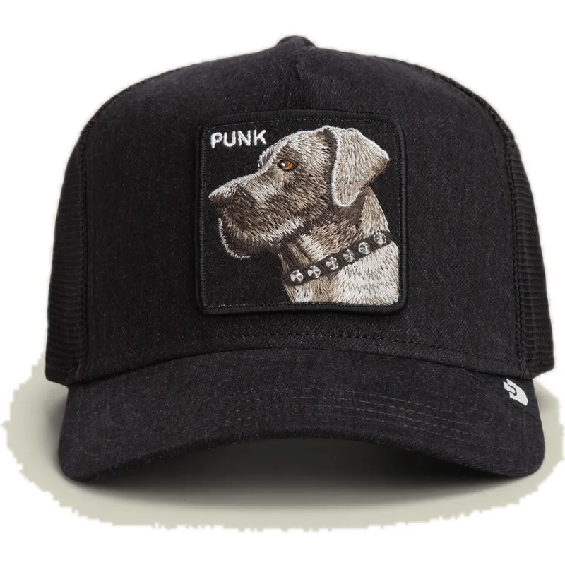 trucker-cap-schwarz-hund-punk-dawg-that-dawg-in-me-the-farm-von-goorin-bros