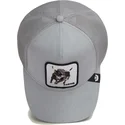 truckerkeps-gra-tjur-raging-silver-bull-metallic-the-farm-fran-goorin-bros