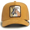 czapka-trucker-brazowa-koza-golden-goat-metallic-the-farm-od-goorin-bros
