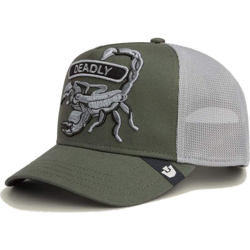 trucker-cap-grun-skorpion-classic-rocker-deadly-the-farm-von-goorin-bros