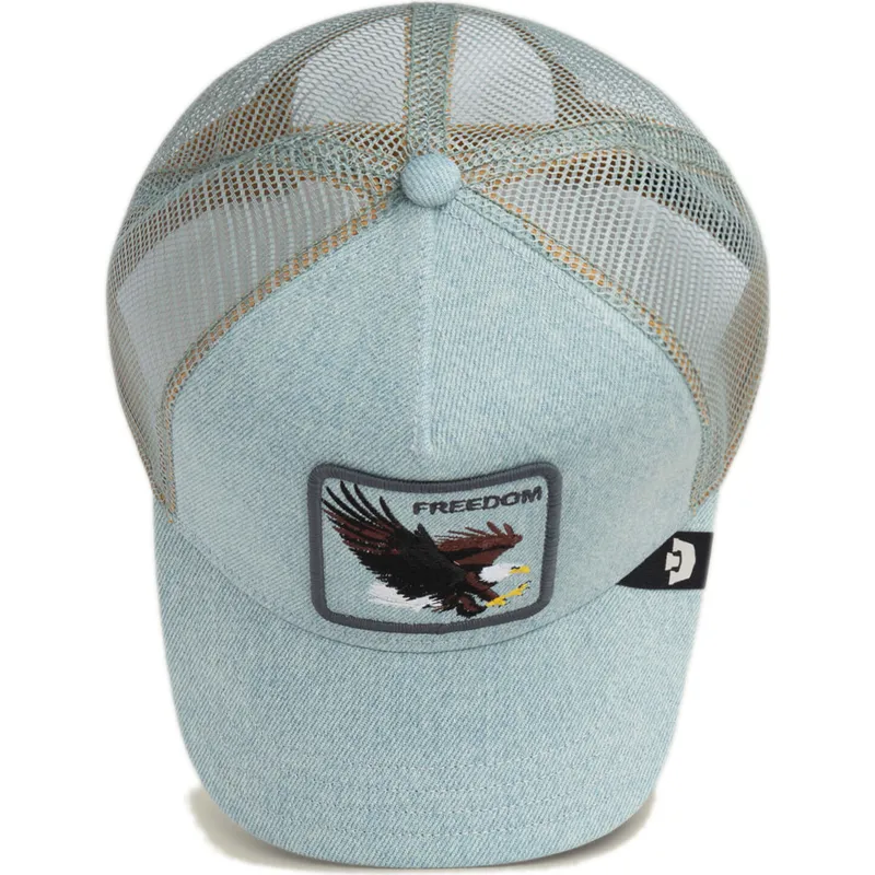 casquette-trucker-bleue-aigle-denim-eagle-the-farm-goorin-bros