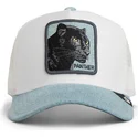 casquette-trucker-blanche-et-bleue-panthere-denim-panther-the-farm-goorin-bros