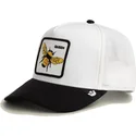 trucker-cap-weiss-und-schwarz-biene-queen-microsuede-bee-the-farm-von-goorin-bros
