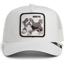 casquette-trucker-blanche-chien-bestie-the-farm-goorin-bros