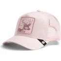 casquette-trucker-rose-cerf-bae-monochrome-the-farm-goorin-bros