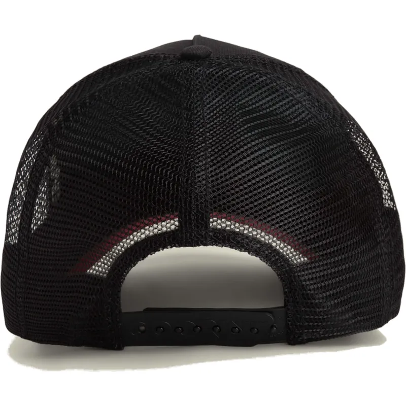 trucker-cap-schwarz-und-rot-dobermann-hund-beware-the-farm-von-goorin-bros