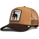 braune-trucker-kappe-fur-jungen-hund-rottweiler-bad-boy-mini-the-farm-von-goorin-bros