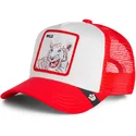 gorra-trucker-blanca-y-roja-para-nino-tigre-rush-wild-the-farm-de-goorin-bros