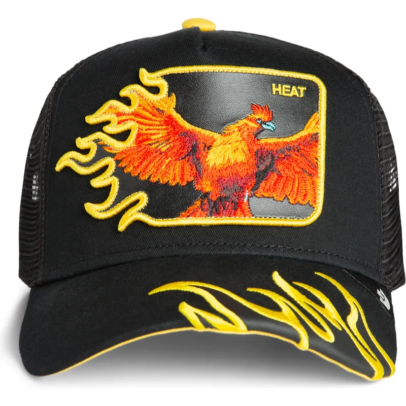 czapka-trucker-czarna-feniks-heat-flames-the-farm-goorin-bros