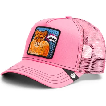 Casquette trucker rose lionne Queen Pop Art 2 The Farm Goorin Bros.