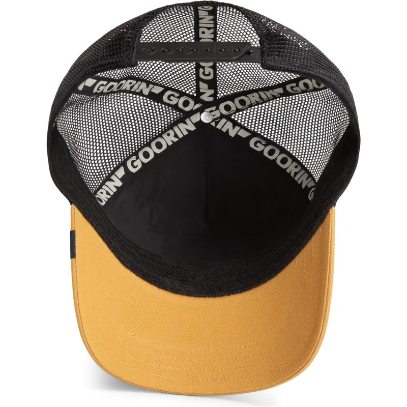 casquette-trucker-noire-et-marron-rottweiler-the-guard-dog-the-farm-goorin-bros