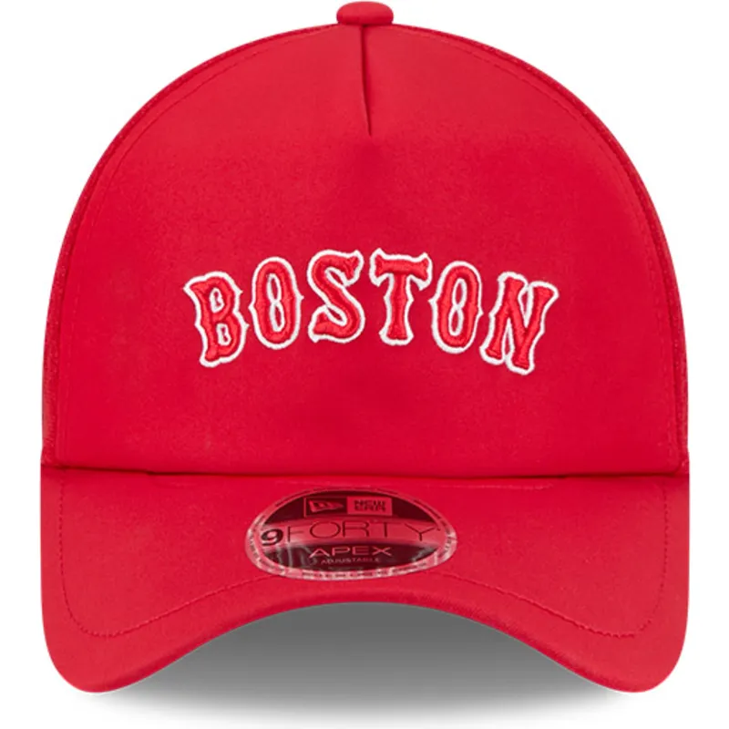 rote-trucker-kappe-9forty-apex-bp-letters-der-boston-red-sox-mlb-von-new-era