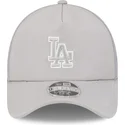 casquette-trucker-grise-9forty-apex-batting-practice-los-angeles-dodgers-mlb-new-era