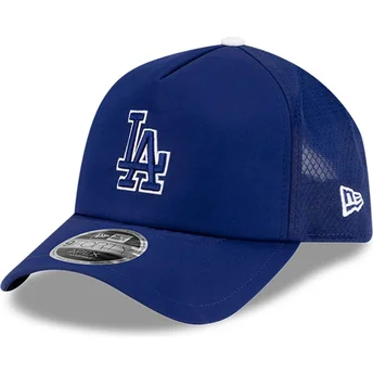 Casquette trucker bleue 9FORTY APEX Batting Practice Los Angeles Dodgers MLB New Era