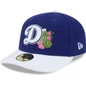 casquette-courbee-bleue-et-blanche-ajustee-59fifty-spring-training-los-angeles-dodgers-mlb-new-era