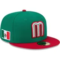 grune-flache-angepasste-59fifty-kappe-mexico-2026-world-baseball-classic-von-new-era