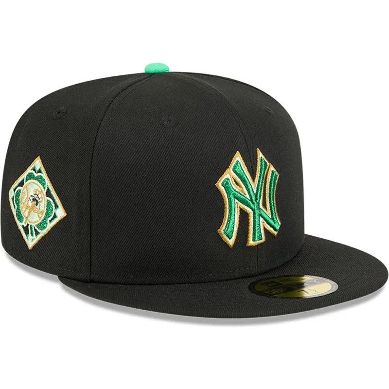 czarna-dopasowana-czapka-z-daszkiem-59fifty-saint-patrick-s-day-new-york-yankees-mlb-new-era