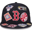marineblaue-anliegende-59fifty-all-over-flat-cap-der-boston-red-sox-mlb-von-new-era