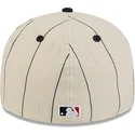 casquette-courbee-beige-ajustee-59fifty-retro-crown-linen-atlanta-braves-mlb-new-era
