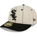 beige-platt-keps-justerad-59fifty-retro-crown-linen-fran-chicago-white-sox-mlb-av-new-era