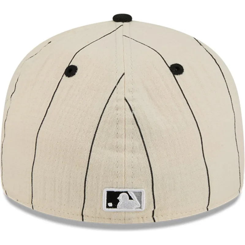 beige-platt-keps-justerad-59fifty-retro-crown-linen-fran-chicago-white-sox-mlb-av-new-era