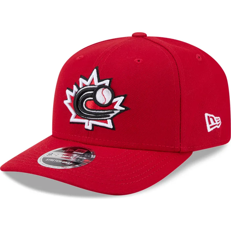 new-era-curved-brim-9seventy-stretch-snap-canada-2026-world-baseball-classic-red-snapback-cap