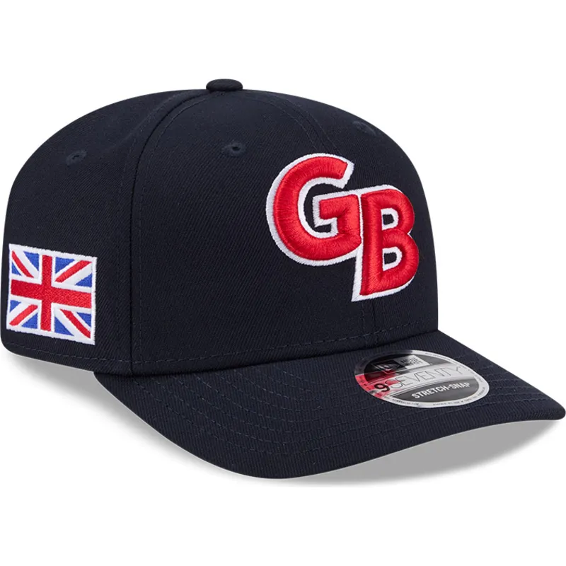 granatowa-czapka-z-zakrzywionym-daszkiem-snapback-9seventy-stretch-snap-great-britain-2026-world-baseball-classic-new-era