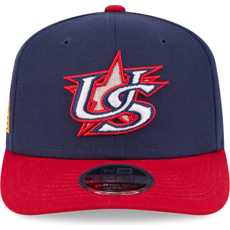 new-era-curved-brim-9seventy-stretch-snap-usa-2026-world-baseball-classic-navy-blue-and-red-snapback-cap