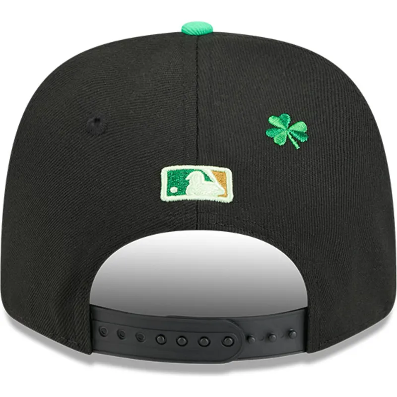 gorra-curva-negra-snapback-9seventy-stretch-snap-saint-patrick-s-day-de-los-angeles-dodgers-mlb-de-new-era
