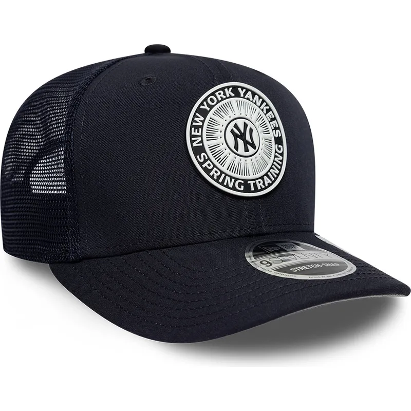 morkbla-trucker-keps-9seventy-stretch-snap-circle-spring-training-fran-new-york-yankees-mlb-av-new-era