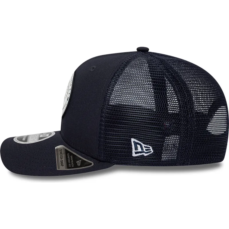 casquette-trucker-bleue-marine-9seventy-stretch-snap-circle-spring-training-new-york-yankees-mlb-new-era