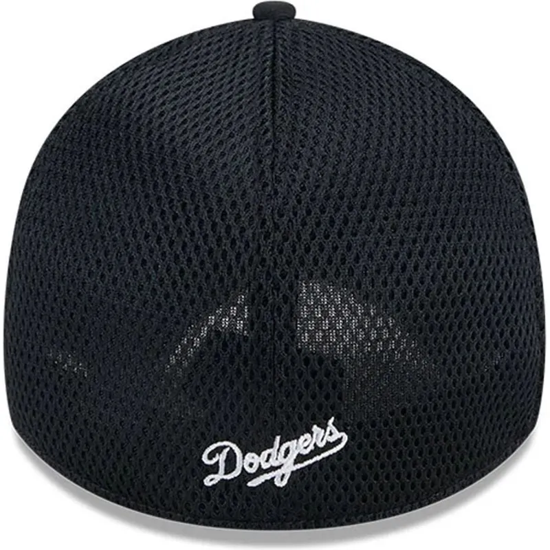 czarna-dopasowana-czapka-trucker-z-czarnym-logo-39thirty-evergreen-neo-los-angeles-dodgers-mlb-new-era