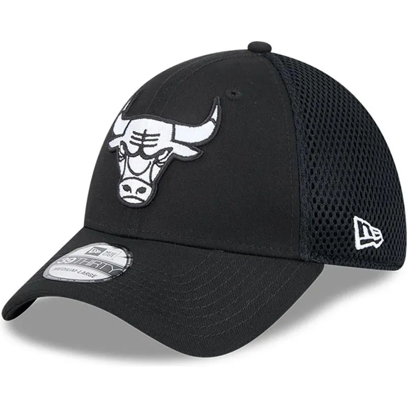 schwarze-angepasste-39thirty-evergreen-neo-trucker-kappe-der-chicago-bulls-nba-von-new-era