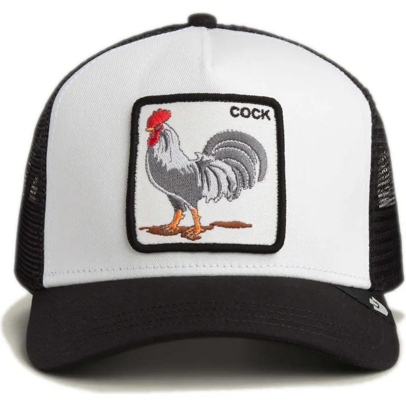 trucker-cap-weiss-und-schwarz-hahn-cock-rooster-the-farm-von-goorin-bros