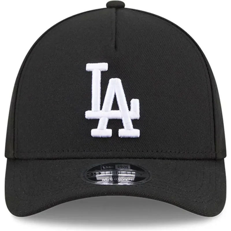 svart-bojd-keps-justerbar-39thirty-m-crown-a-frame-fran-los-angeles-dodgers-mlb-av-new-era