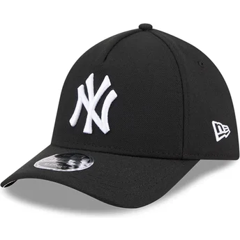 New Era Curved Brim 39THIRTY M-Crown A Frame New York Yankees MLB Black Fitted Cap