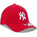 casquette-courbee-rouge-ajustee-39thirty-m-crown-a-frame-new-york-yankees-mlb-new-era