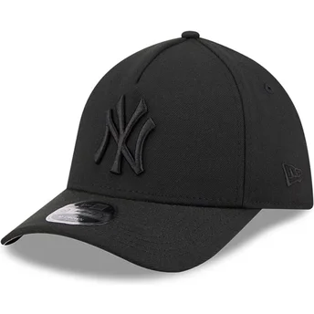 Czarna dopasowana czapka z daszkiem z czarnym logo 39THIRTY M-Crown A Frame New York Yankees MLB New Era