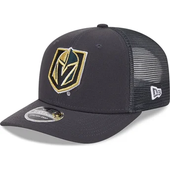 Casquette trucker grise 9SEVENTY Stretch Snap Evergreen Vegas Golden Knights NHL New Era